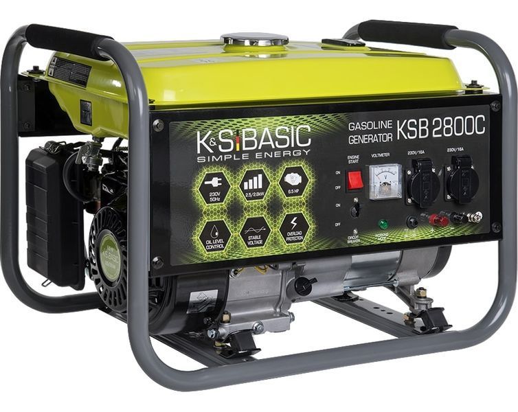 K&ouml;nner & S&ouml;hnen Генератор бензиновый KSB 2800C, 230В, 2.8кВт, ручной запуск, 36.6кг