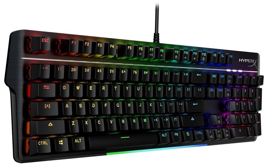 HyperX Клавіатура HyperX Alloy MKW100 TTC Red USB RGB ENG/RU, Black