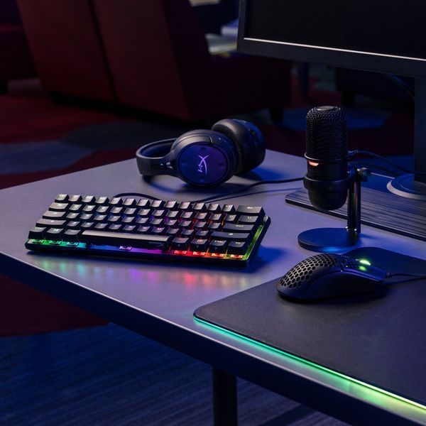 HyperX Клавиатура Alloy Origins 60 Red USB RGB ENG/RU Black
