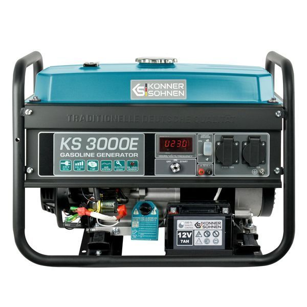 K&ouml;nner & S&ouml;hnen Генератор бензиновый KS 3000E, 230В, 3.0кВт, электростартер, 46.1кг