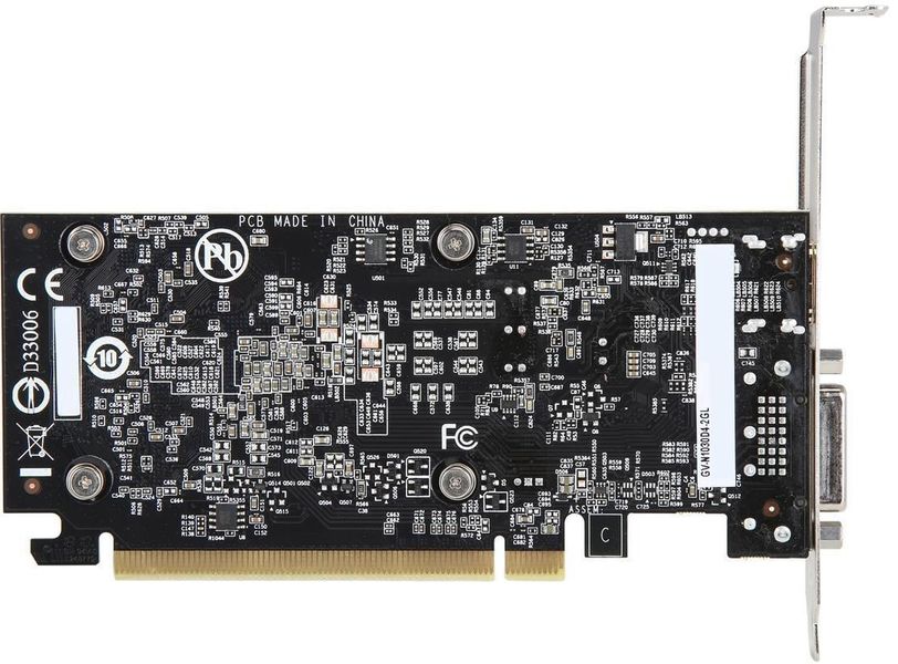 Gigabyte GeForce GT1030 2GB DDR4 low profile silent