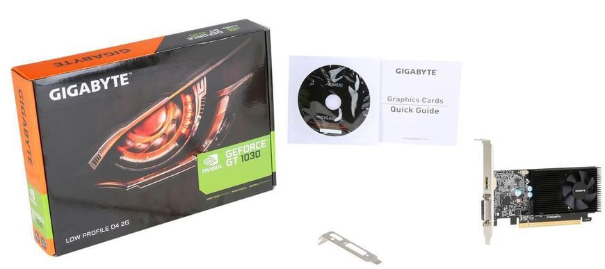 Gigabyte GeForce GT1030 2GB DDR4 low profile silent