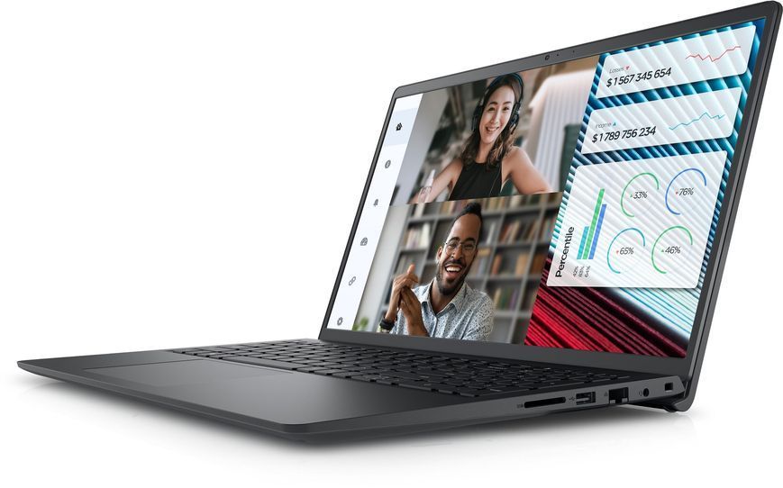 Dell Ноутбук Vostro 3520 15.6" FHD AG, Intel i5-1235U, 16GB, F512GB, UMA, Lin, чорний N5315PVNB3520GE_UBU фото