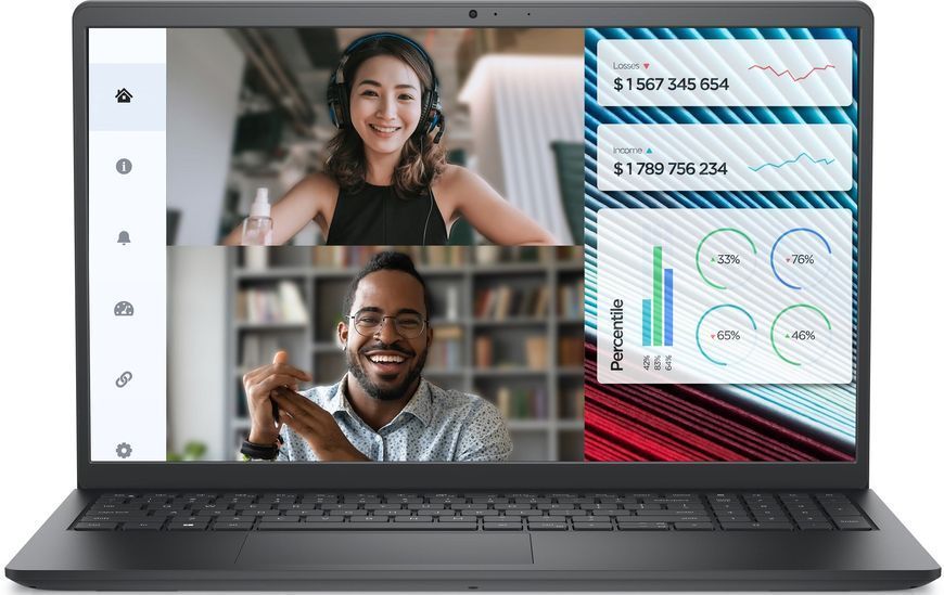 Dell Ноутбук Vostro 3520 15.6" FHD AG, Intel i5-1235U, 16GB, F512GB, UMA, Lin, чорний N5315PVNB3520GE_UBU фото