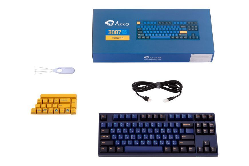 Akko Клавіатура 3087 V2 DS Horizon CS Lavender Purple, USB-A, EN/UKR, No LED, Blue
