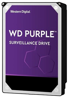 WD Жесткий диск 1TB 3.5" 5400 64MB SATA Purple Surveillance
