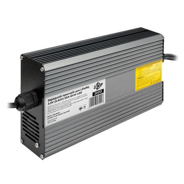 Зарядное устройство для LiFePO4 ячеек 3.2V (3.65V)-20A-64W-LED