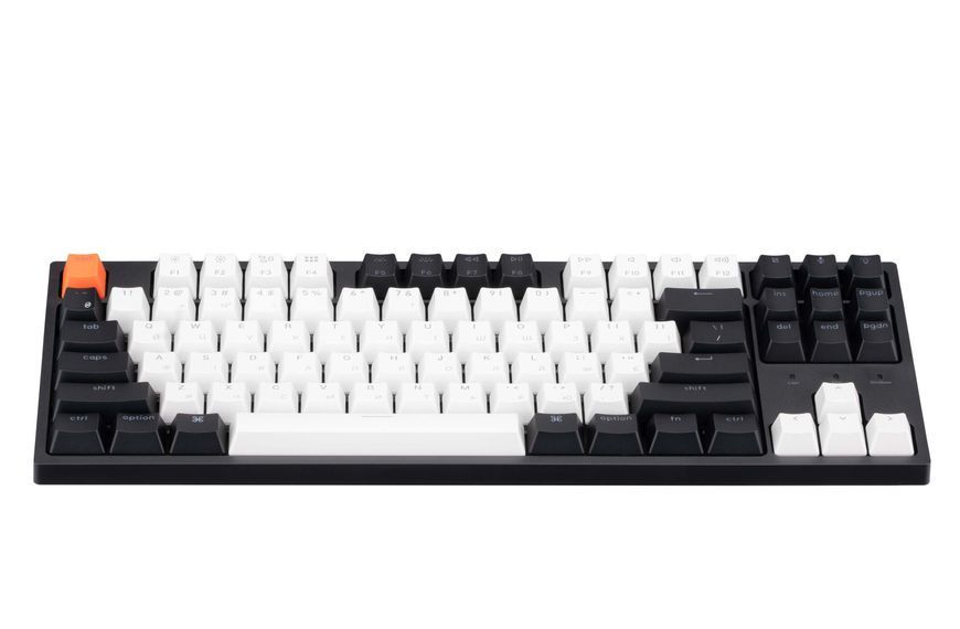 Keychron Клавіатура механічна C1 87Key, Gateron G Pro Blue, Hot-Swap, USB-A, EN/UKR, RGB, Black