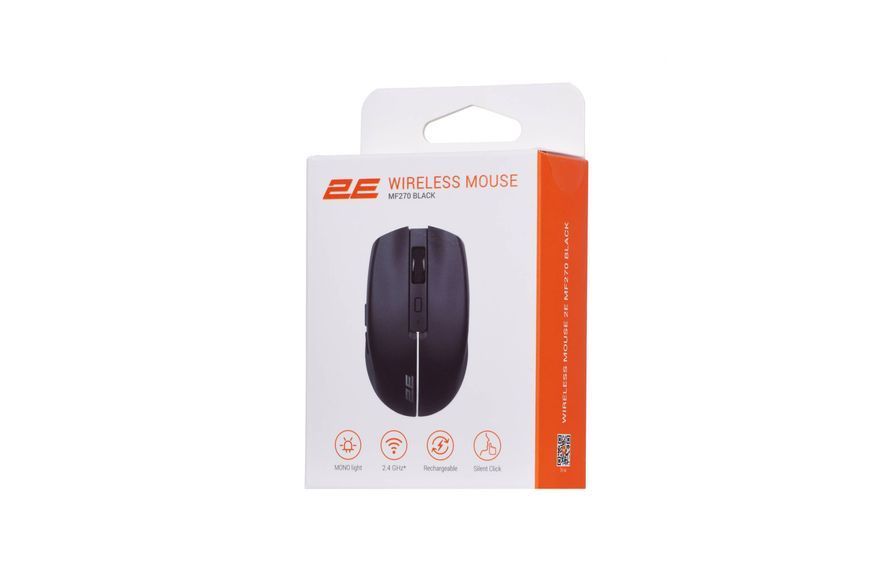 2E Миша MF270 Silent Rechargeable WL Black