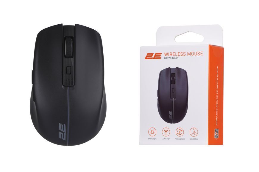 2E Миша MF270 Silent Rechargeable WL Black