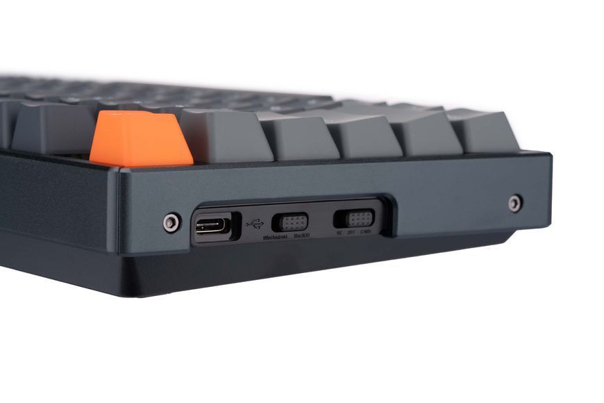 Keychron Клавиатура механическая K8 87Key, Gateron G Pro Red, Hot-Swap, BT/USB-A, EN/UKR, RGB, Черный
