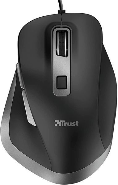 Миша Trust Fyda ComFortable ECO, USB-A, чорно-сірий 24728_TRUST фото
