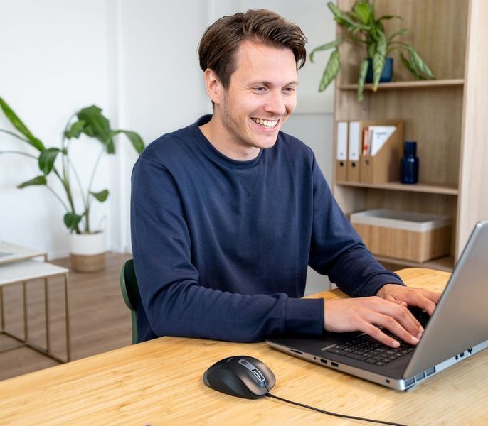 Миша Trust Fyda ComFortable ECO, USB-A, чорно-сірий 24728_TRUST фото