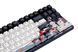 Varmilo Клавіатура механічна VPE87 Chang'e 87Key, Cherry Mx Silent Red, BT/WL/USB-A, EN, White Led, Синій