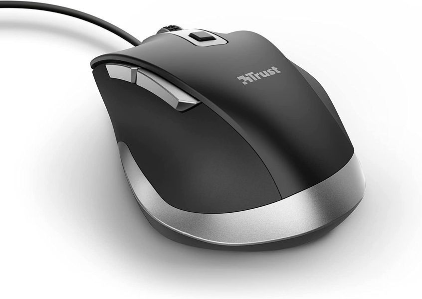 Миша Trust Fyda ComFortable ECO, USB-A, чорно-сірий 24728_TRUST фото