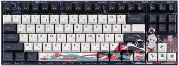 Varmilo Клавіатура механічна VPE87 Chang'e 87Key, K-Prestige Light, BT/WL/USB-A, EN, White Led, Синій