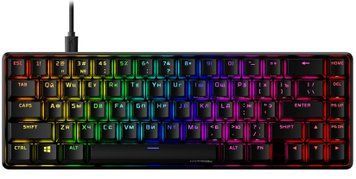 HyperX Клавіатура Alloy Origins 65 Red USB RGB ENG/RU, Black