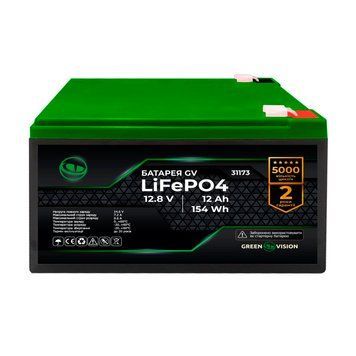 Аккумулятор GV LiFePО4 12,8V - 12Ah (154Wh)
