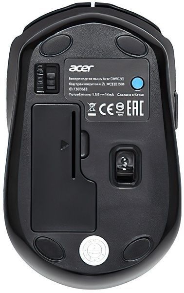 Acer Миша OMR050, WL/BT, чорний