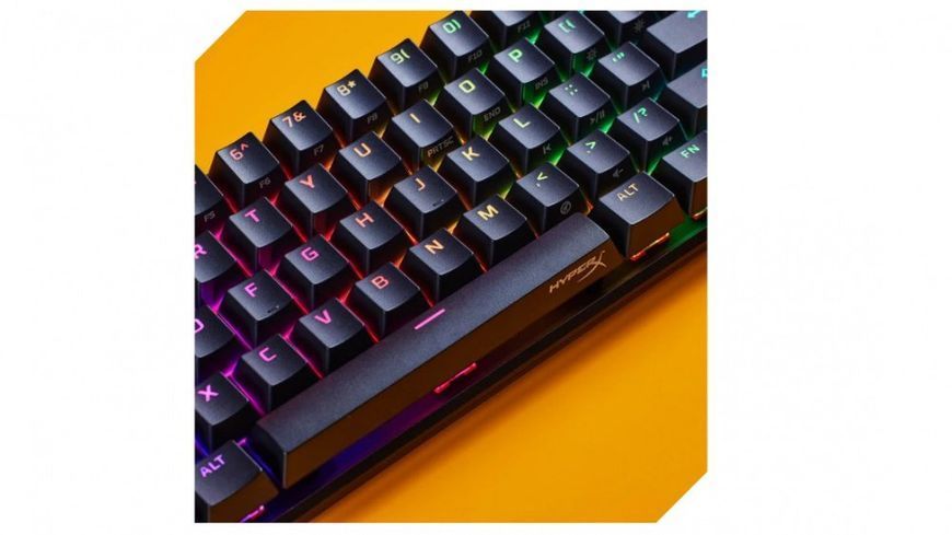 HyperX Клавіатура Alloy Origins 65 Red USB RGB ENG/RU, Black