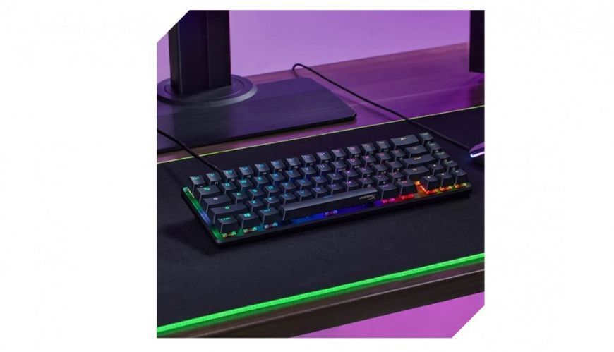 HyperX Клавіатура Alloy Origins 65 Red USB RGB ENG/RU, Black