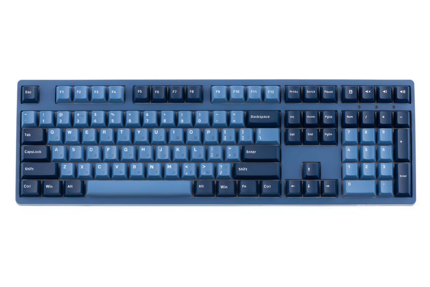 Akko Клавиатура механическая 3108DS Ocean Star 108Key, CS Pink V2, USB-A, EN/UKR, No Led, Голубой