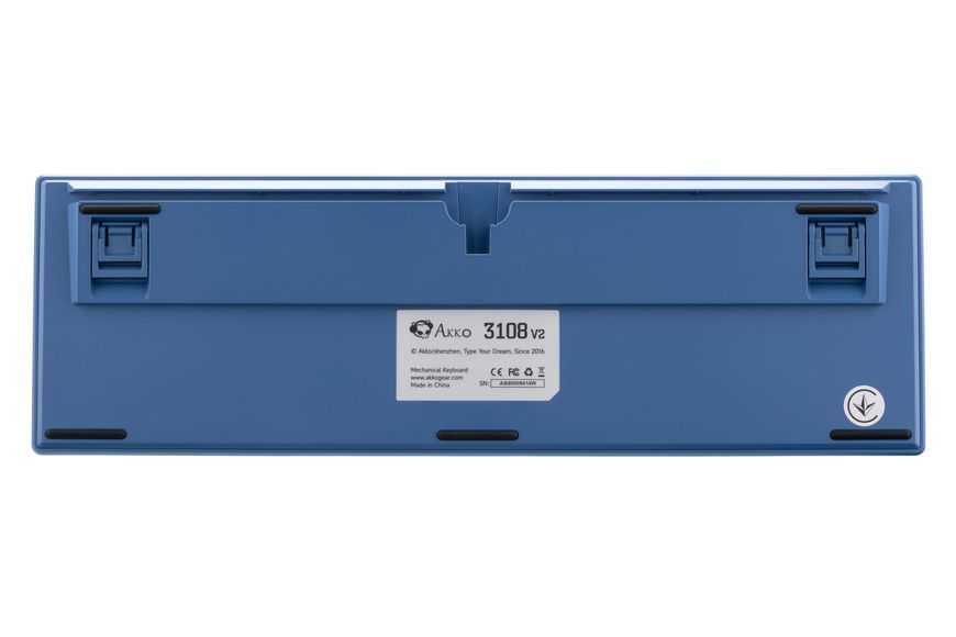 Akko Клавиатура механическая 3108DS Ocean Star 108Key, CS Pink V2, USB-A, EN/UKR, No Led, Голубой