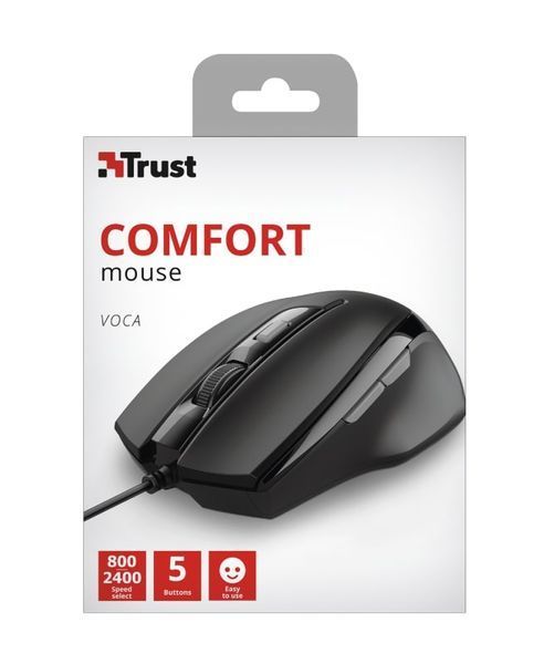 Миша Trust Voca, USB-A, чорний 23650_TRUST фото