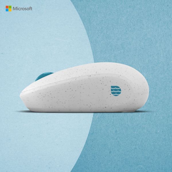 Microsoft Миша Ocean Plastic BT White
