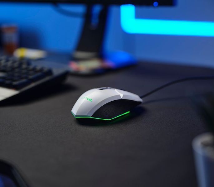 Миша Trust GXT 109 Felox , RGB, USB-A, білий 25066_TRUST фото