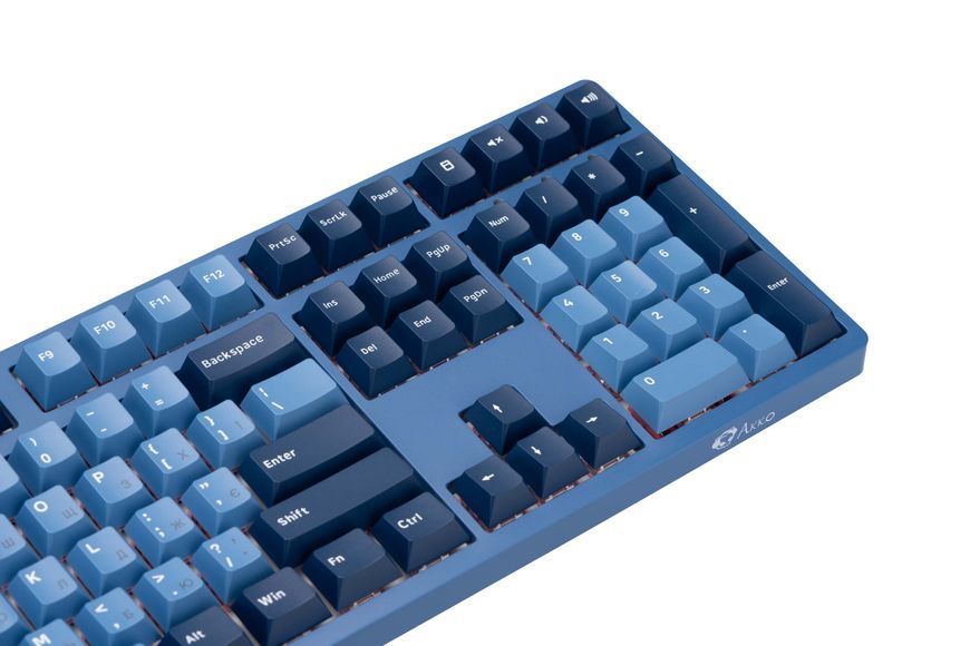 Akko Клавіатура механічна 3108DS Ocean Star 108Key, CS Blue V2, USB-A, EN/UKR, No Led, Блакитний