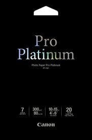 Canon 10х15 Pro Platinum Photo Paper, 20л