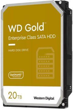 WD Жорсткий диск 20TB 3.5" 7200 512MB SATA Gold