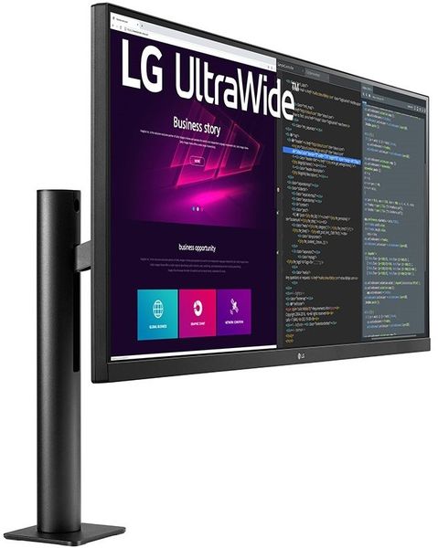 Монітор LG 34" 34WN780-B 2xHDMI, DP, USB, Audio, IPS, 3440x1440, 21:9, sRGB 99%, FreeSync, HAS, HDR10 34WN780-B фото