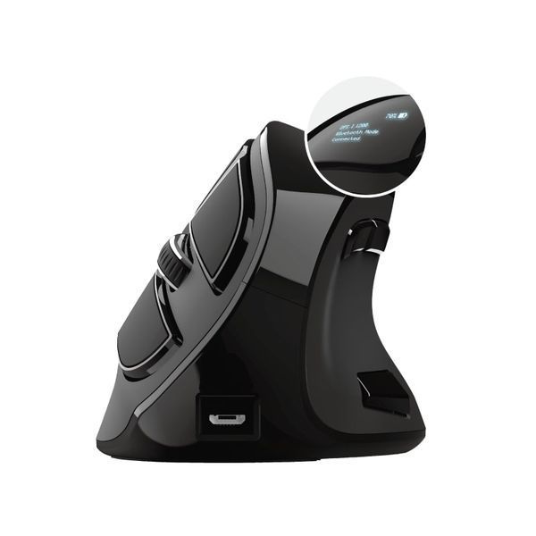 Trust Voxx Rechargeable Ergonomic WL Black
