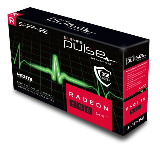 SAPPHIRE PULSE RADEON 550 2G GDDR5