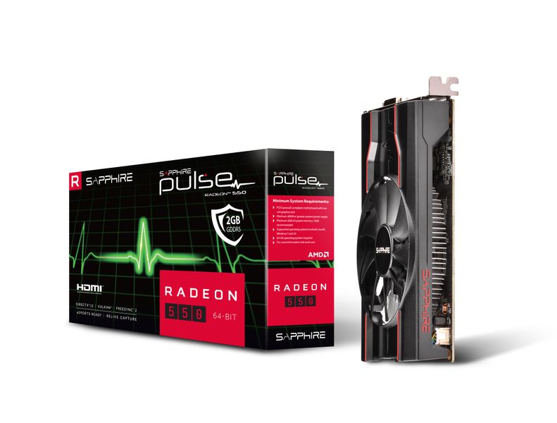 SAPPHIRE PULSE RADEON 550 2G GDDR5