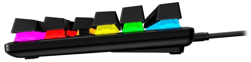 HyperX Клавіатура Alloy Origins Core PBT Aqua USB RGB ENG/RU Black