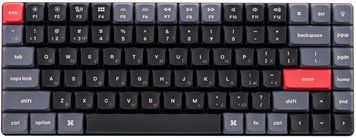 Keychron Клавіатура механічна K3 PRO 84Key, Gateron Brown, BT/USB-A, Low Profile, QMK, EN/UKR, RGB, Чорний