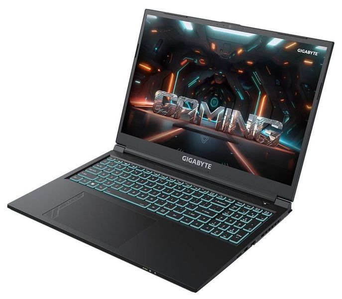 Gigabyte Ноутбук G6 КF 16.0 FHD+ 165Hz, intel i5-13500H, 16GB, F512GB, NVD4060-8, DOS, чорний G6_KF-53KZ853SD фото