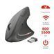 Trust Мышь Verto Ergonomic WL BLACk