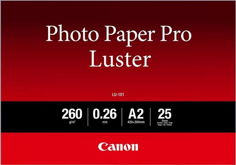 Canon A2 Luster Paper LU-101, 25л.