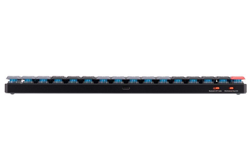 Keychron Клавиатура механическая K3 PRO 84Key, Gateron Brown, BT/USB-A, Low Profile, QMK, EN/UKR, RGB, Черный