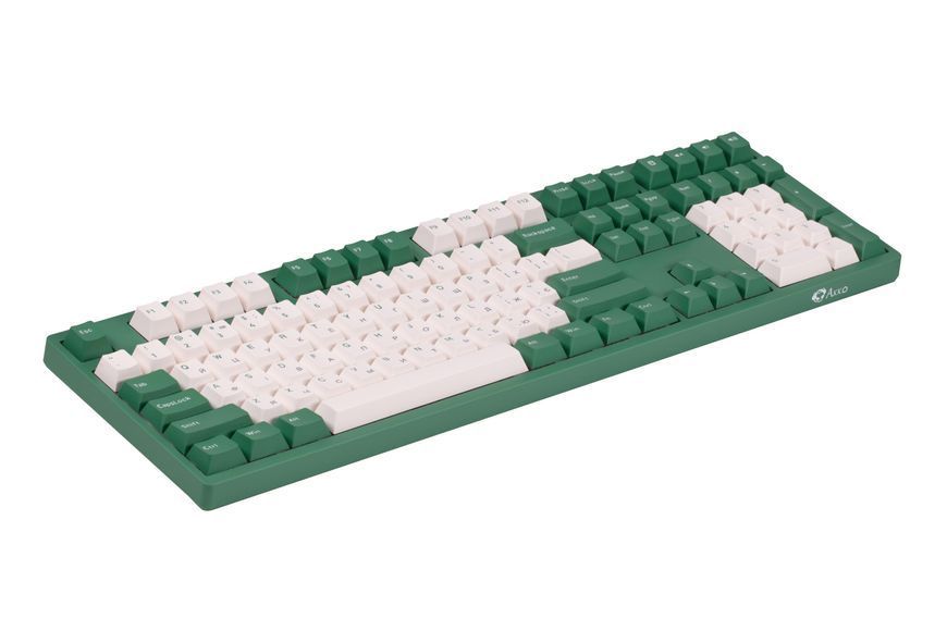 Akko Клавіатура механічна 3108 DS Matcha Red Bean 108Key, CS Pink V2, USB-A, EN/UKR, No Led, Зелений