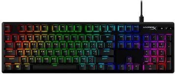 HyperX Клавіатура Alloy Origins Red USB RGB PBT ENG/RU, Black