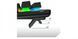HyperX Клавіатура Alloy Origins Red USB RGB PBT ENG/RU, Black