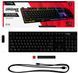 HyperX Клавіатура Alloy Origins Red USB RGB PBT ENG/RU, Black