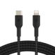 Belkin USB-С - Lightning, BRAIDED[2m, black]