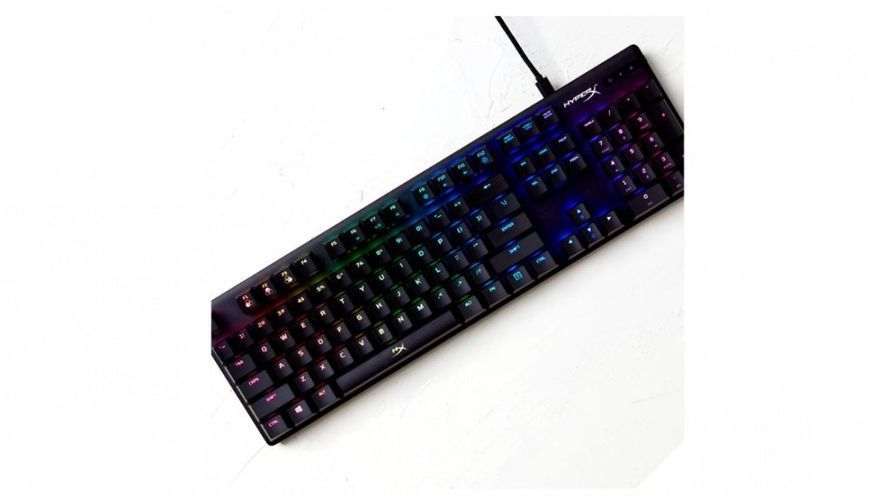 HyperX Клавіатура Alloy Origins Red USB RGB PBT ENG/RU, Black