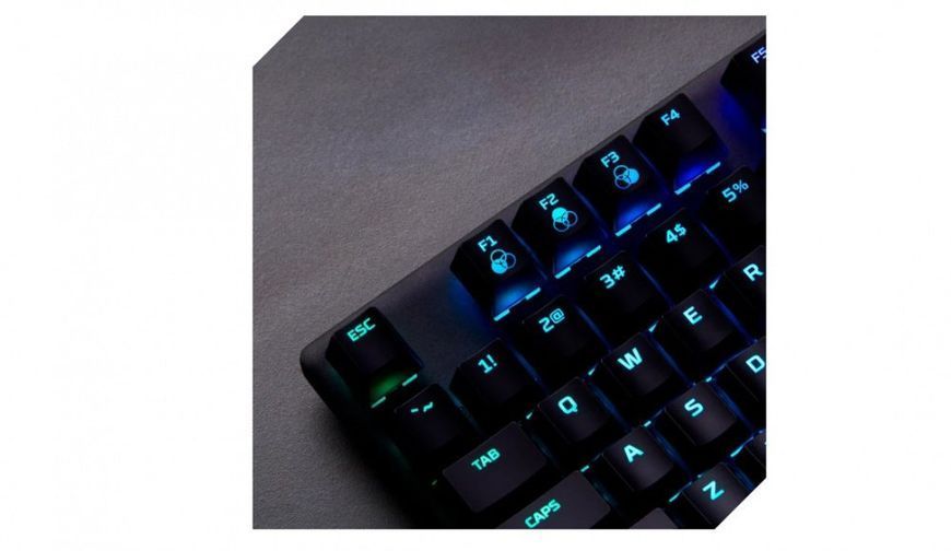 HyperX Клавіатура Alloy Origins Red USB RGB PBT ENG/RU, Black